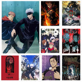 Popular Japanese Anime Jujutsu Kaisen Poster Classic Comics Prints Canvas Painting Wall Art Pictures Home Room Modern Decoration