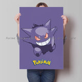 Anime Pokemon Pikachu Squirtle Charizard Poster HD Canvas Painting Home Modern Living Room Painting Wall Art Decoration Painting