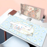 Kawaii Mouse Pad Laptop Anime Gamer Cabinet Keyboard Rug Cute Cartoon C-cinnamoroll Desk Mat PC Gaming Mousepad For Girl Gifts