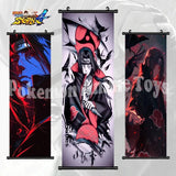 Hot Japanese Anime Scroll Canvas Wall Hanging Painting Kakashi Home Anime Poster Sasuke Art Room Decoration Kid Gift Itachi