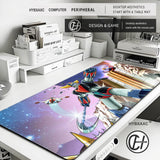 Grendizer And Actarus UFO Robot Keyboard Desk Mat Mousepad Goldorak Anime XL Gaming Printing Computer Mouse pad