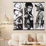 Anime One Piece Straw Hat Pirates Character Home Decoration Wall Art Scrolls Picture Modern Hanging Painting Print Canvas Poster