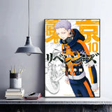 Anime Tokyo R-Revengers Poster Modern and Minimalist Wall Stickers for Home Decor Living Room Dormitory Wall Art