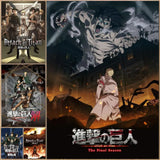 Popular Anime A-Attack on Titan Poster HD Waterproof Self-Adhesive Wall Art Multi-Scene Application