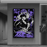 J-Jujutsu KaisenS anime Poster Versatile HD Waterproof Wall Art Self-Adhesive Decor for Any Space Ideal Gift