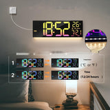 Simple Large Screen LED Wall Clock Wall Clocks Modern
