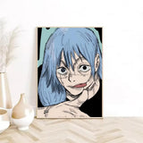 1pc Anime J-Jujutsu K-Kaisen M-Mahito Poster Sticky Wall Art Printing Waterproof Home Living Bed Room Aesthetic Decor