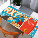 Mouse Pad Anime Gaming Accessories Mechanical Warrior RX-78-2 Gundam Mousepad Gamer PC Computer Keyboard Desk Mat Varmilo Table