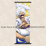 Japanese Hot Classic Anime One Piece Luffy Hanging Scrolls Painting Interior Home Decor Wall Art Poster Canvas Print HD Picture