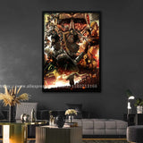 Attack on Titan Manga Poster  Decorative Canvas Wall Art x for Living Room  Bedroom  Anime Wall Decor Print