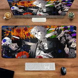 Comic Chainsaw Man XXL Mouse Pad Anime reze Gamer Makima Gaming Accessories 400x900mm Large Keyboard Desk Mat Computer Keyboard