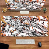 Comic Chainsaw Man XXL Mouse Pad Anime reze Gamer Makima Gaming Accessories 400x900mm Large Keyboard Desk Mat Computer Keyboard