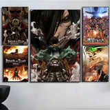 Anime A-Attack on Titan Poster Art with prints Home bedroom living room decoration gift