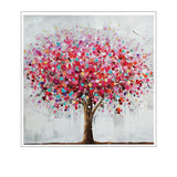 Modern Wall Art Tree Red Watercolor Painting Home Decoration Oil Painting