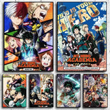 Japan Cartoon Anime My Hero Academia Canvas Painting Wall Art Nordic Poster and Prints Aesthetic For Living Home Decoration Gift