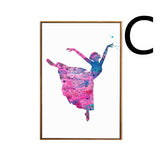 Canvas Wall Art Modern Nordic Parisian Dancer Painting