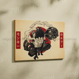 Anime One Piece Home Decoration Canvas Painting Pictures Monkey D. Luffy Figures Wall Art Prints Poster For Living Room No Frame