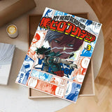 Anime My Hero Academia Poster Self-adhesive Wall Mural Art Waterproof Sticker For Bar Room Decor High Quality Print Gift