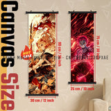 Demon Slayer: Kimetsu No Yaiba Kamado Tanjirou Home Decor Wall Art Scrolls Picture Hanging Painting Canvas Anime Poster For Room