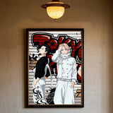 Anime T-Tokyo R-Revenger Poster High Quality Wall Art for Home Office Bedroom Living Room Hallway Bar Perfect Gift Idea