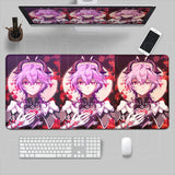 New Genshin Impact Desk Mat Anime Gaming Cool Durin Flins Gaming Mouse Pad Lock Edge 1000x500mm Playmat Office Keyboard Mousepad