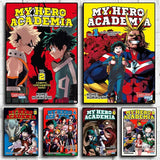 Japan Anime Figure My Hero Academia Aesthetic Cover Posters and Prints Canvas Painting Wall Arts Pictures Room Decoration Gifts