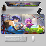 New Genshin Impact Desk Mat Anime Gaming Cool Durin Flins Gaming Mouse Pad Lock Edge 1000x500mm Playmat Office Keyboard Mousepad