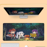 HD New Kawaii Girl Frieren At The Funeral Mouse Pad XXL 800x400mm Mausepad Large Laptop Gaming PC MousePad Rubber Anime Desk Mat