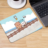 Mouse Mat Bubu Dudu Anime Smalll Mouse Pad Desk Mat Office Accessories Gaming Mat Computer Table Setup Desktops Rug Mouse Carpet