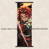Demon Slayer: Kimetsu No Yaiba Kamado Tanjirou Home Decor Wall Art Scrolls Picture Hanging Painting Canvas Anime Poster For Room