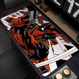 Marvel Deadpool Anime Mouse Pad Office PC Gamer Cabinet Mouse Mat Laptop 900x400 Keyboard Mousepad Extended Desk Mat Cool Carpet