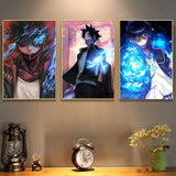 Anime My Hero Academia Dabi Poster Self-adhesive Art Waterproof Paper Sticker Coffee House Bar Room Wall Decor