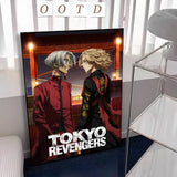 1pc Anime Tokyo Revengers Poster Sticker Print Waterproof Wall Art For Living Room Bedroom Home Decor