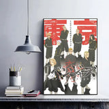 Anime Tokyo R-Revengers Poster Modern and Minimalist Wall Stickers for Home Decor Living Room Dormitory Wall Art