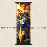 Japanese Hot Classic Anime One Piece Luffy Hanging Scrolls Painting Interior Home Decor Wall Art Poster Canvas Print HD Picture