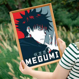 Japanese Anime Jujutsu Kaisen Gojo Satoru Megumi Sukuna Poster Paper Print Home Bedroom Entrance Art Painting Decoration