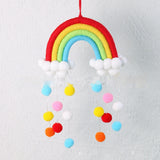 Home Hanging Decoration Cotton String Woven Rainbow Children Room Decorations