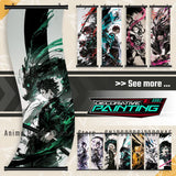 Demon Slayer: Kimetsu No Yaiba Kamado Tanjirou Home Decor Wall Art Scrolls Picture Hanging Painting Canvas Anime Poster For Room
