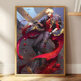 M-My Hero Academia Anime Painting Calligraphy HD Print Art Core – Unframed, Vibrant Wall Art, Ideal for Home