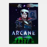 Anime Game Arcane Jinx Main Art Poster Aesthetic Canvas Painting Posters and Prints Wall Art Picture For Living Room Decoration