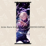 Hot Blooded Anime Jujutsu Kaisen Print Canvas Poster Satoru Gojo Home Decoration Mural Wall Art Scrolls Picture Hanging Painting
