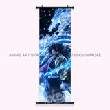 Demon Slayer: Kimetsu No Yaiba Wall Art Canvas Scrolls Pictures Hanging Painting Anime Rengoku Kyoujurou Home Decor Print Poster