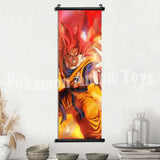 Dragon Ball Anime Poster Son Goku Home Decor Kakarotto Hanging Painting Trunks Wall Art Bardock Scroll Picture Zarbon Wallpaper