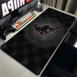 Mouse Pad Anime Black Extended Desk Mat PC K-kingdom H-hearts Keyboard Pad Laptop Gaming Accessories Table Play Mat XXL Mousepad