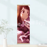 My Hero Academia Poster: Wooden-framed Scroll, HD Quality Wall Art, Wall Decoration for Game Rooms and Bedrooms