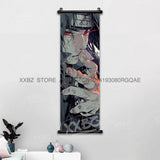 Naruto Home Decoration Hanging Painting Hyuga Hinata Wall Art Scrolls Picture Uchiha Itachi Japanese Anime Canvas Decor Posters