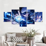 Anime Jujutsu Kaisen Character 5PCS Home Decor Canvas Paintings Pictures Wall Art Printed Poster No Frame Artwork Living Room