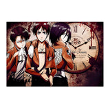 Anime Attack on Titan Poster  Levi Allen Mikasa Figure Wall Art Canvas Print for Bedroom Living Room Decor  Perfect Gift