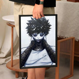 Anime My Hero Academia Dabi Poster Self-adhesive Art Waterproof Paper Sticker Coffee House Bar Room Wall Decor