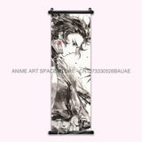 Demon Slayer Hanging Painting Anime Home Decoration Rengoku Kyoujurou Canvas Scrolls Pictures Himejima Gyoumei Poster Wall Art